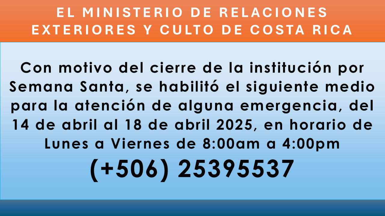 Atención Semana Santa 2025